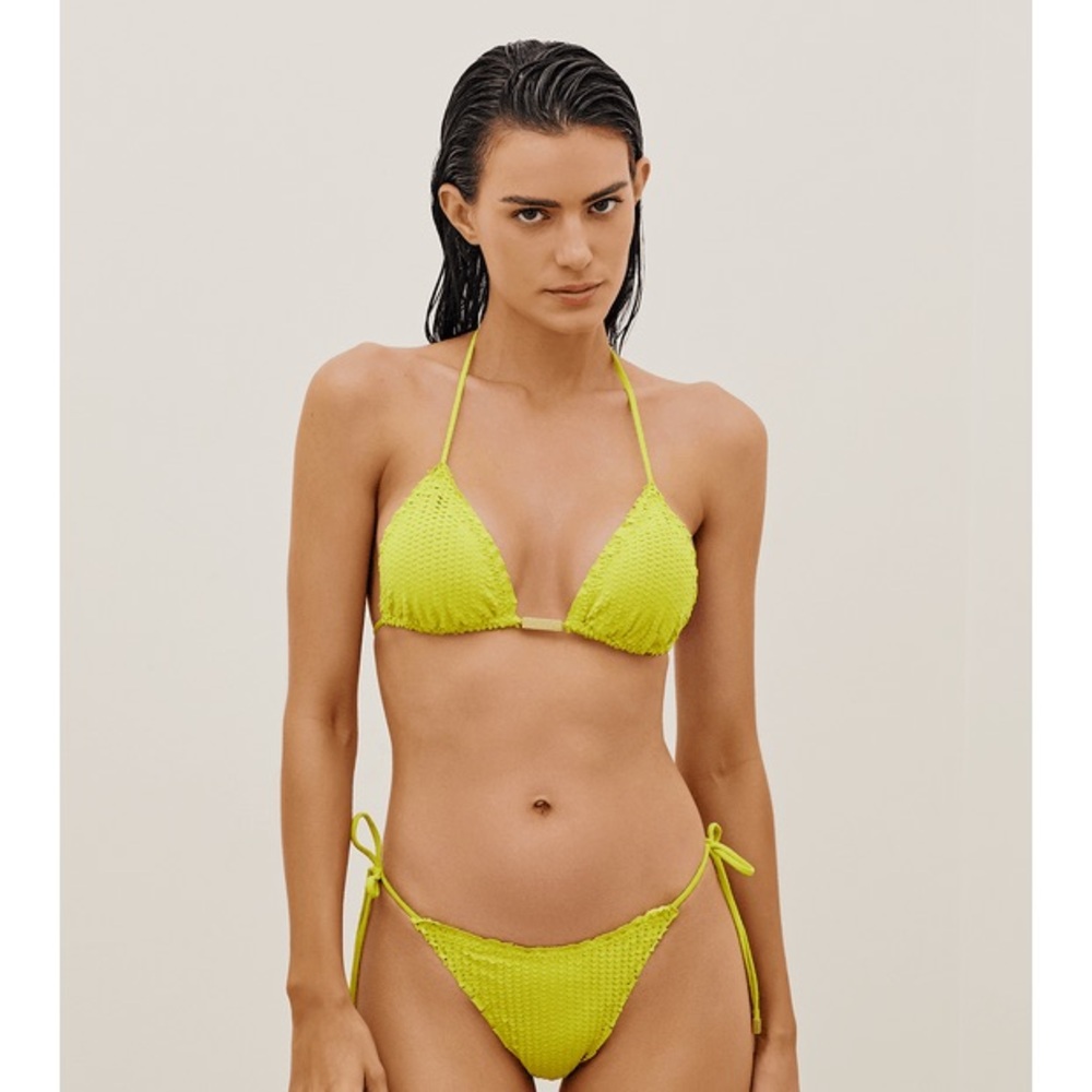 Vix Scales Ripple Bikini Set- Wasabi